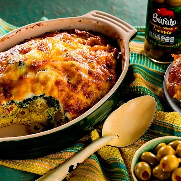 Molde de Huevo con Aceitunas
