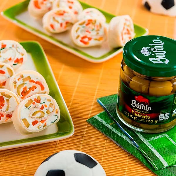 Rollos de Aceitunas con Tortillas de Harina